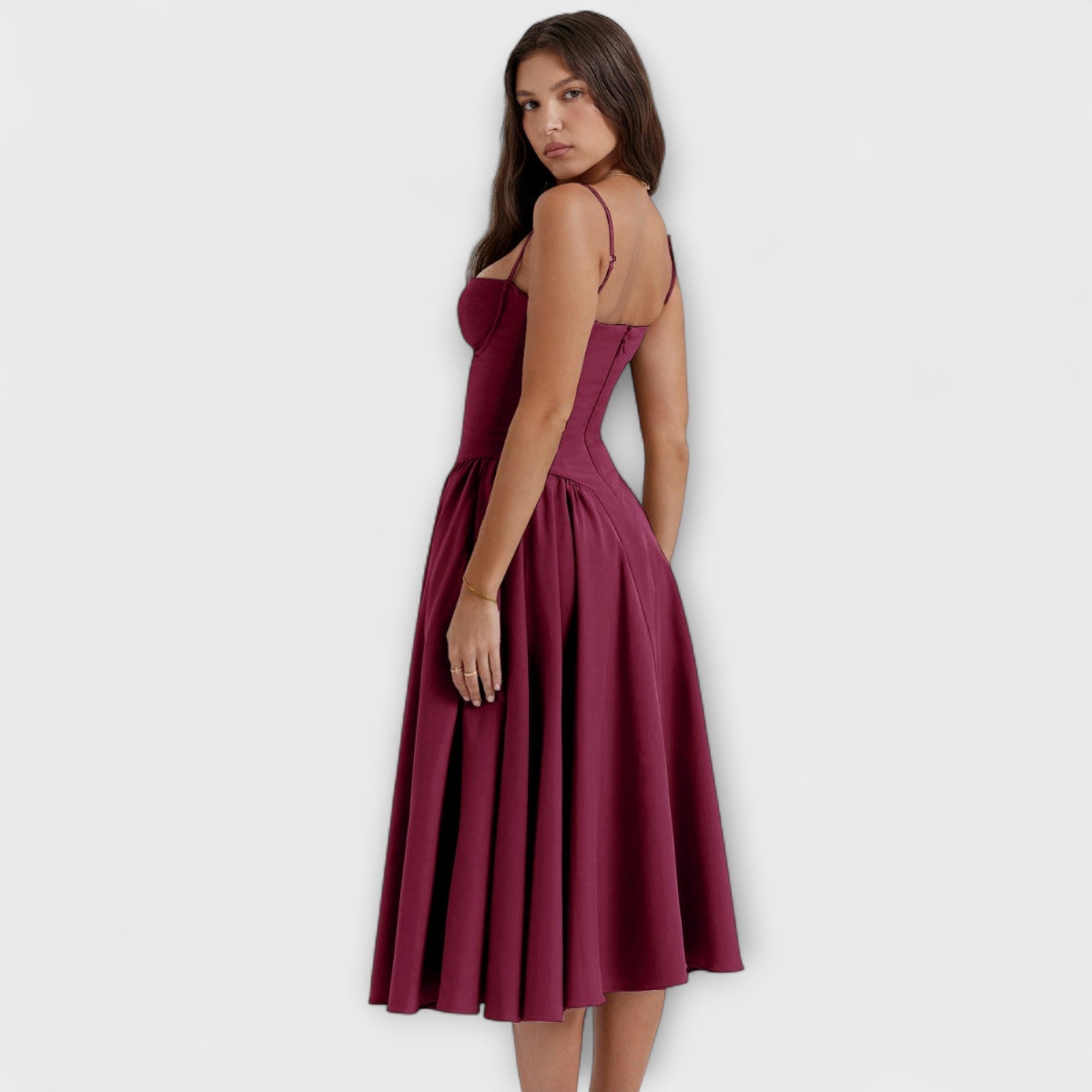 Rosalie - Sophisticated Sleeveless Lace Dress