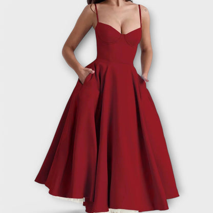 Mélie – Light summer dress with corset detail
