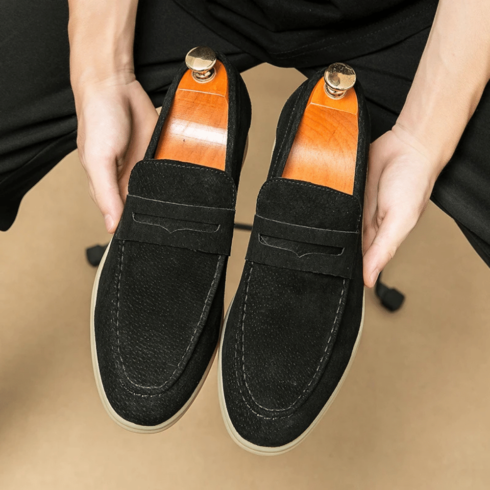 Leather Moccasin Loafer for Men Liverpool Verno
