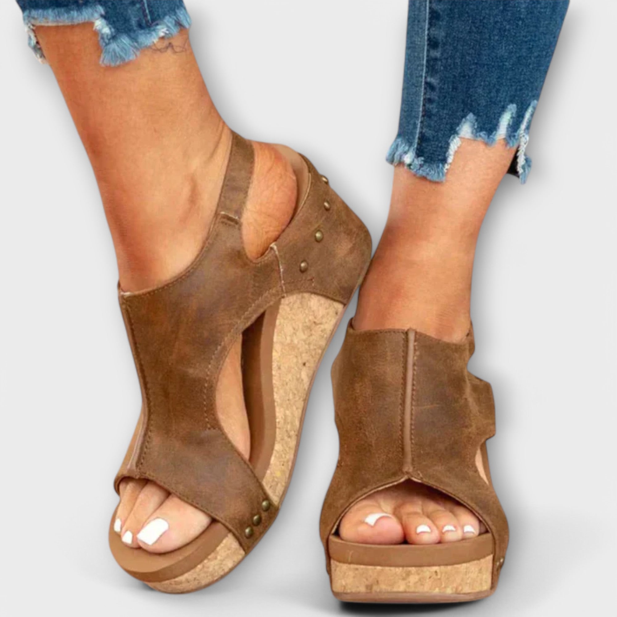 Orthopaedic Shoes with Wedge Heel