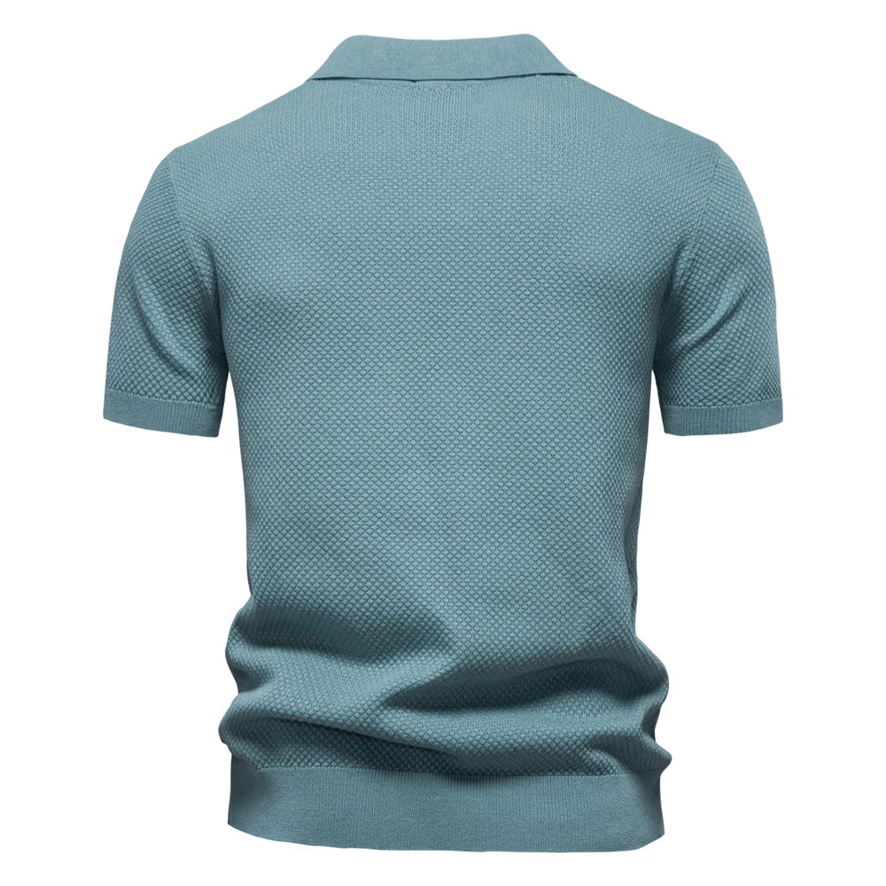 Jacquard Knit Polo